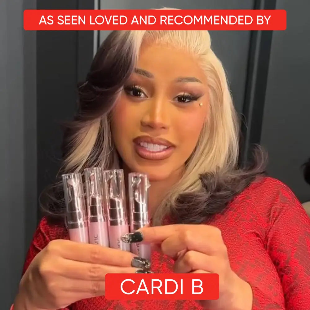 [Recommended by Cardi B] SKINTIFIC Hydrating Brightening Lip Serum with Hyaluronic Acid & Peptide for Radiant Lips Gentle Glossy Korean Beauty Makeup Balm Shea Smooth Moisture with Cooling Metal Roller Applicator