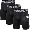 LNFINTDO Mens Compression Running Shorts with Phone Pocket Athletic Spandex Sport Shorts Cool Dry Workout Baselayer Underwear